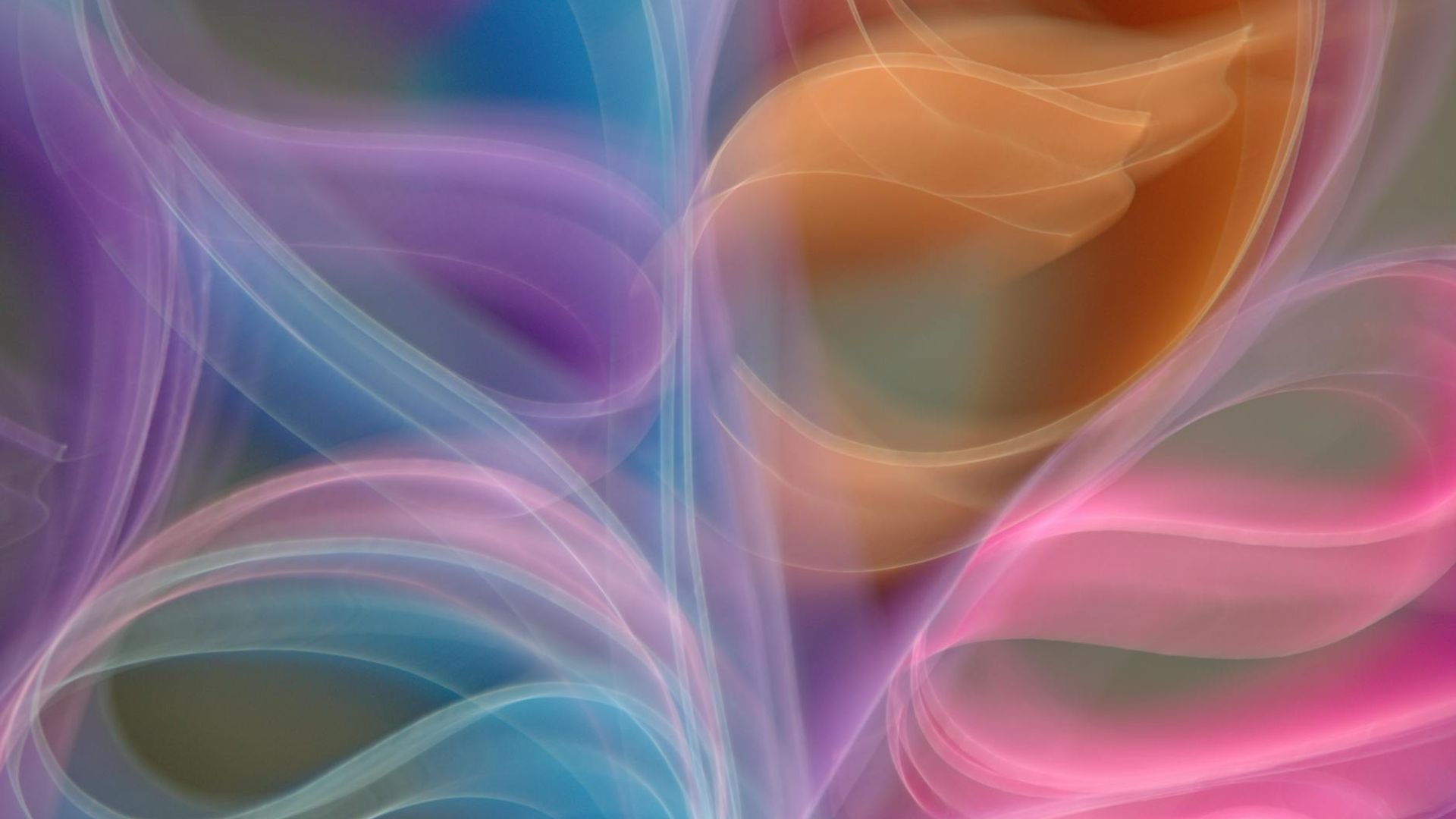 Abstract image showing fluid lines representing movement and energy.